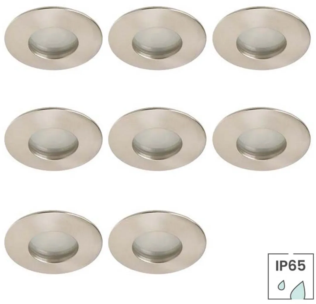 Lybardo Inbouwspots Badkamer 8 Stuks - IP65 Wit