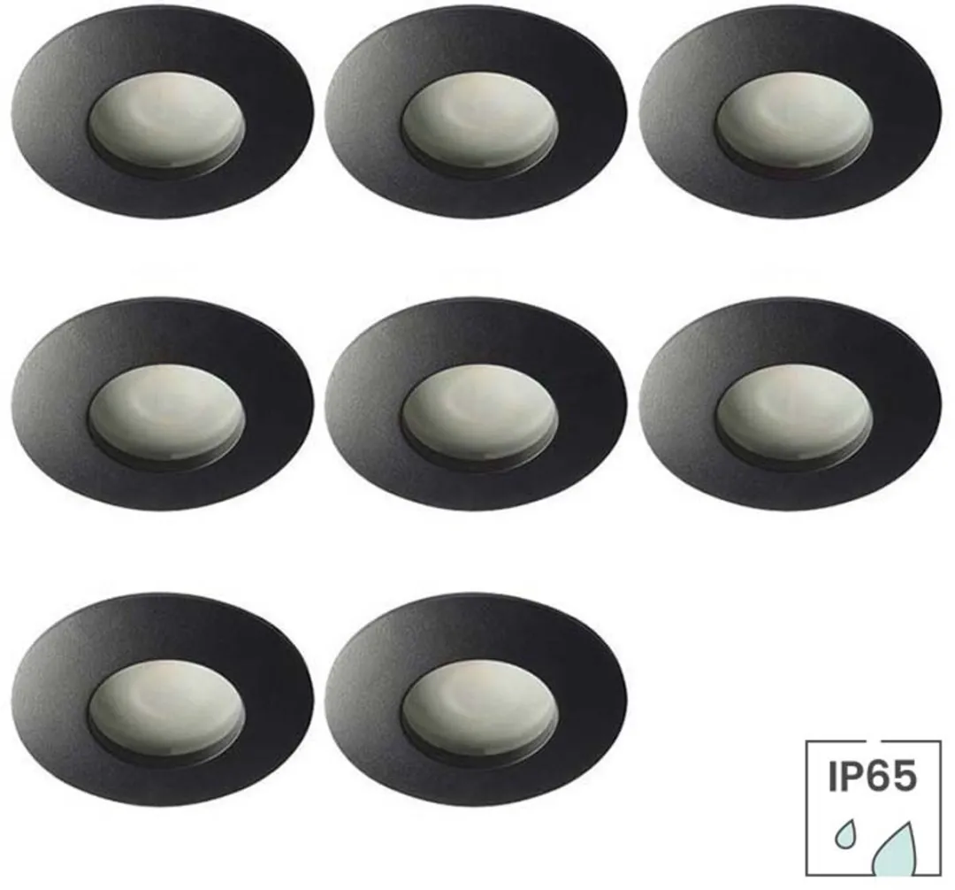 Lybardo Inbouwspots Badkamer 8 Stuks - IP65 Wit
