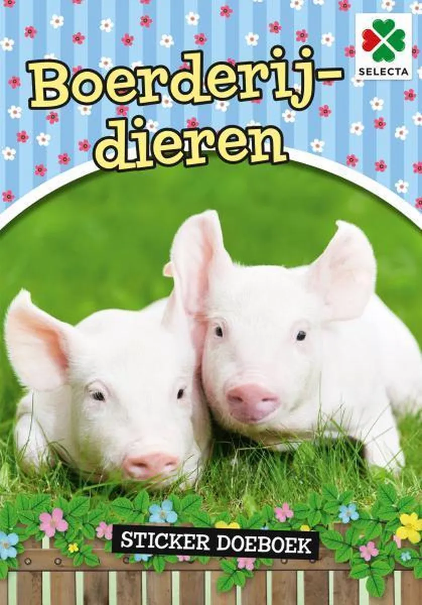 Selecta Boerderijdieren Stickerdoeboek - Multicolor
