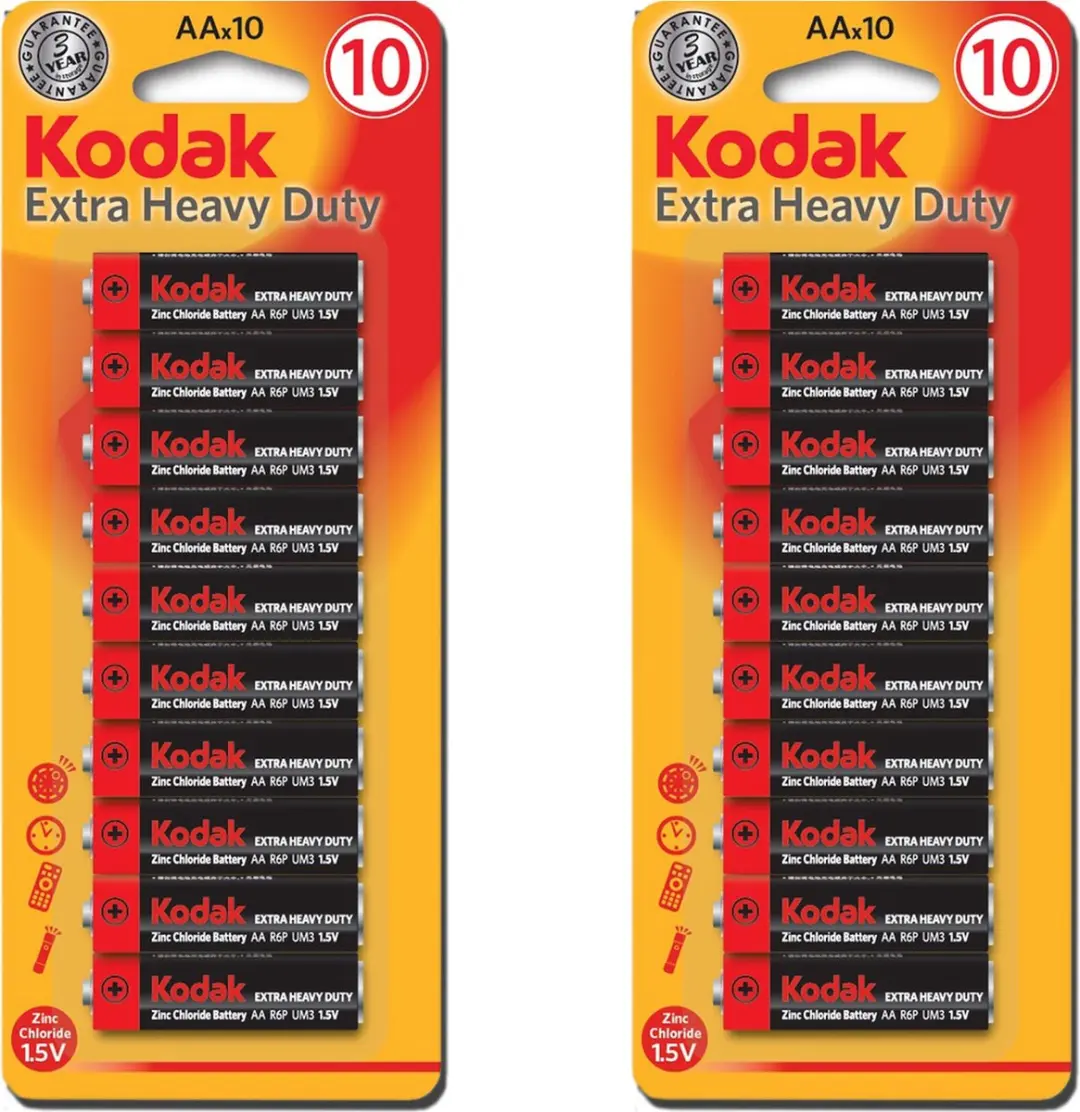 Kodak AAA Batterijen Extra Heavy Duty Goede kwaliteit Batterijen
