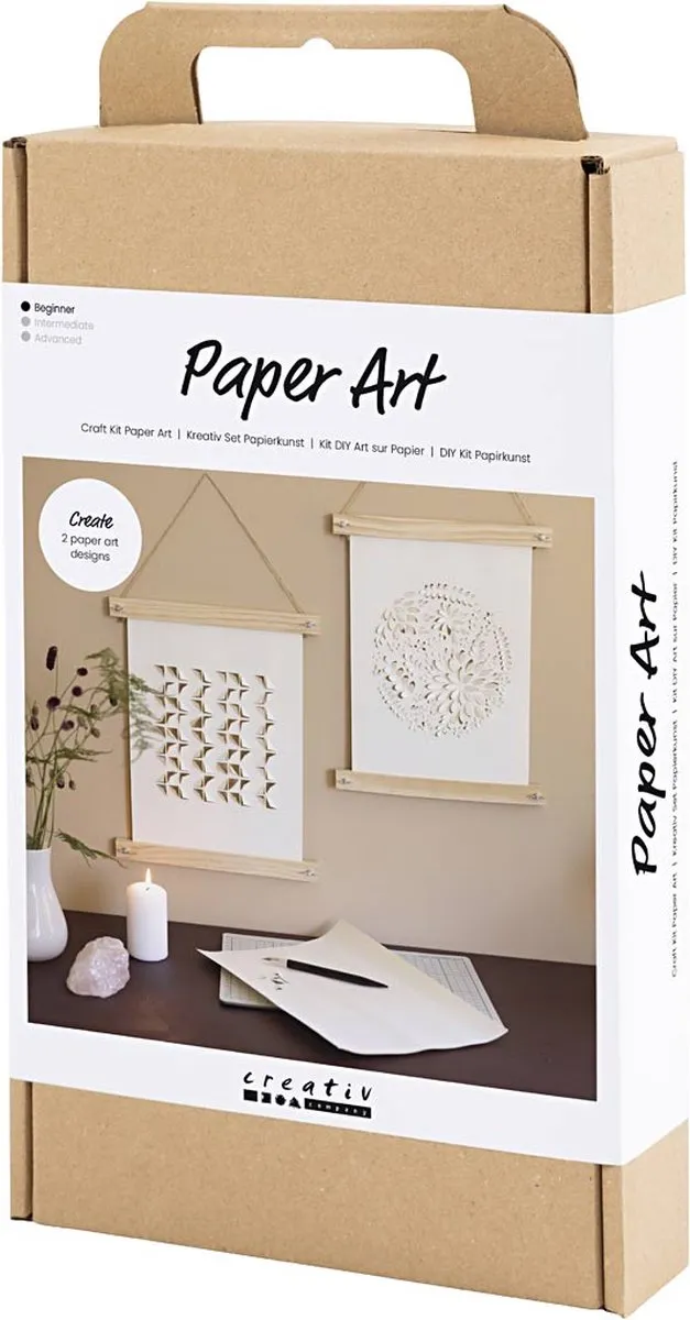 Creativ Company Hobbyset Papierkunst Papiersnijden - Multikleurig