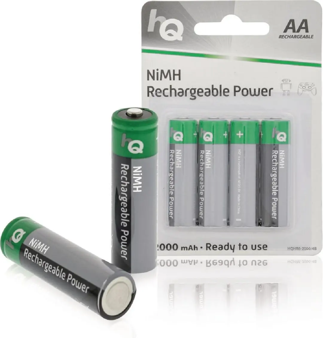 Nedis Oplaadbare NiMH-Batterij AA 2000 mAh - 4-Pak - afbeelding 5 van 6