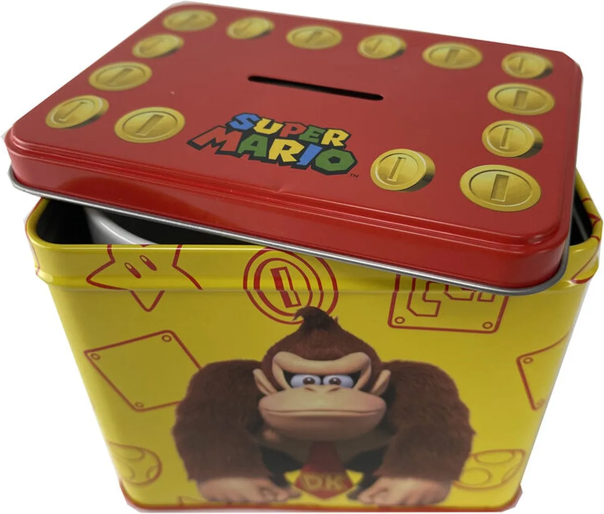 Nintendo Super Mario Bros Donkey Kong Mug + Spaarpot Set