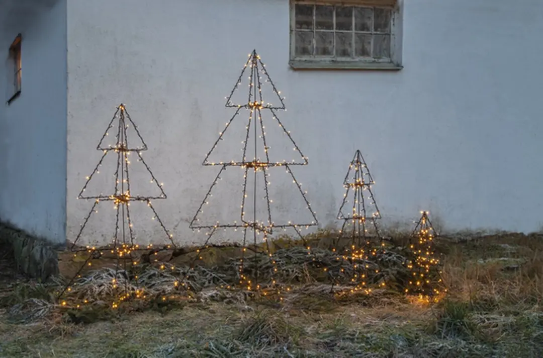 Star Trading Foldy LED Light Tree Buiten 90cm - 140 Lichtpunten - Warm Wit - afbeelding 4 van 6