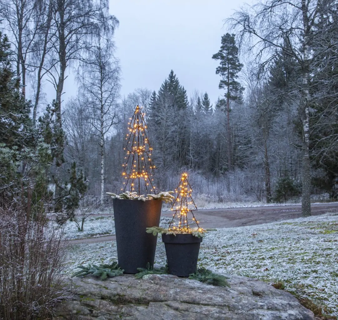 Star Trading Foldy LED Light Tree Buiten 90cm - 140 Lichtpunten - Warm Wit - afbeelding 5 van 6