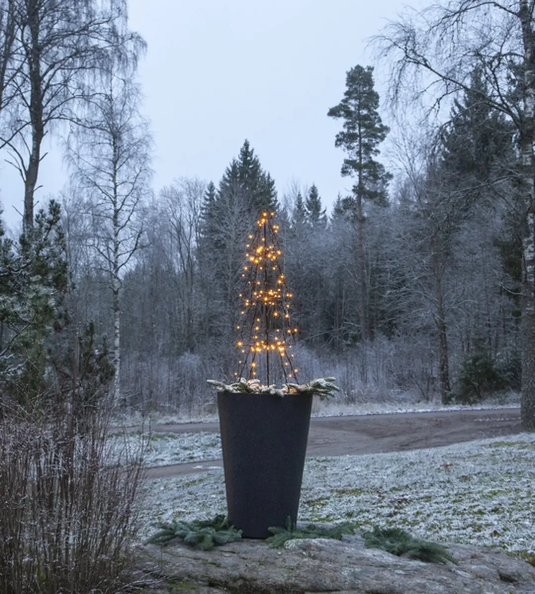 Star Trading Foldy LED Light Tree Buiten 90cm - 140 Lichtpunten - Warm Wit - afbeelding 6 van 6
