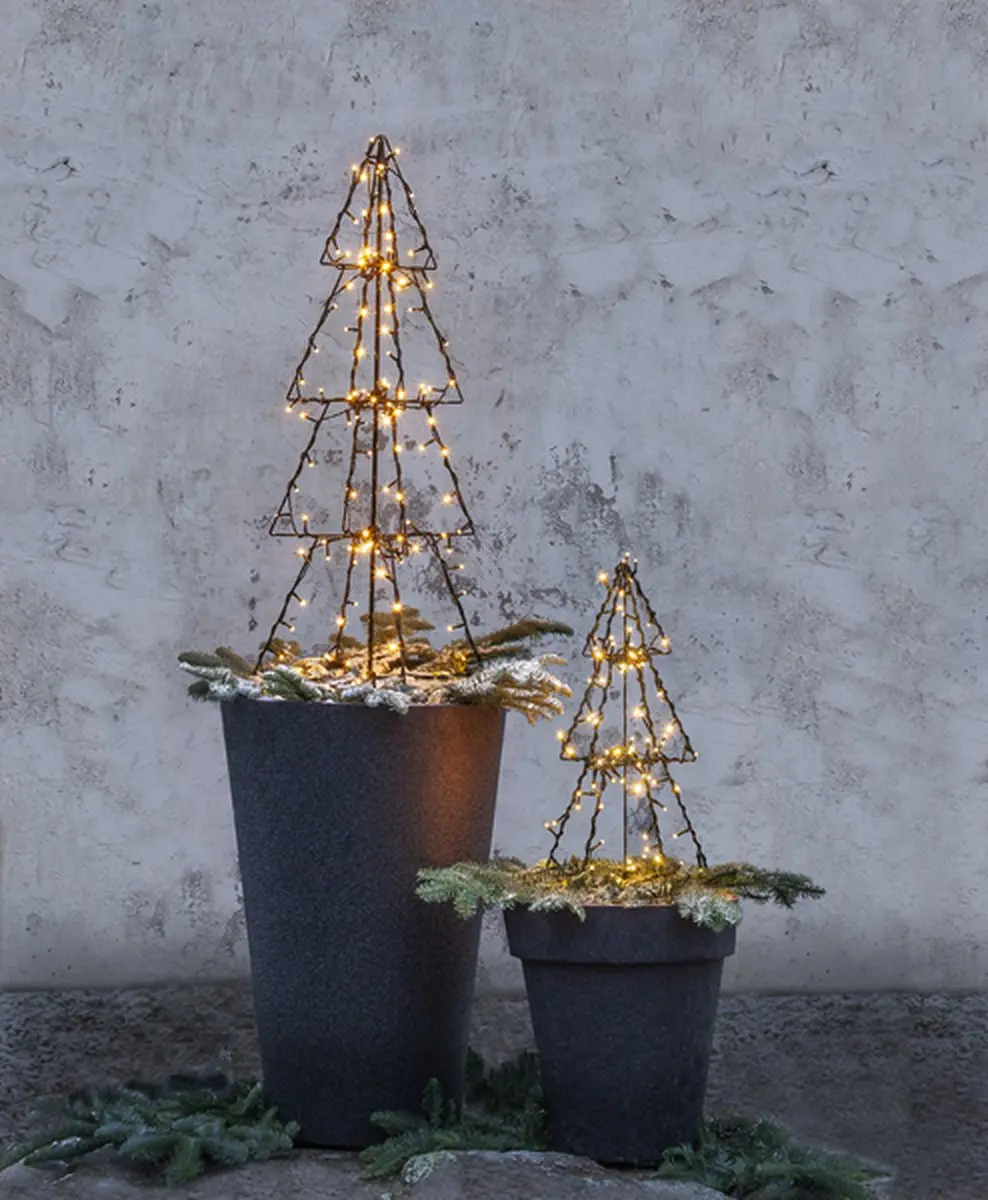 Star Trading Foldy LED Light Tree Buiten 90cm - 140 Lichtpunten - Warm Wit - afbeelding 3 van 6