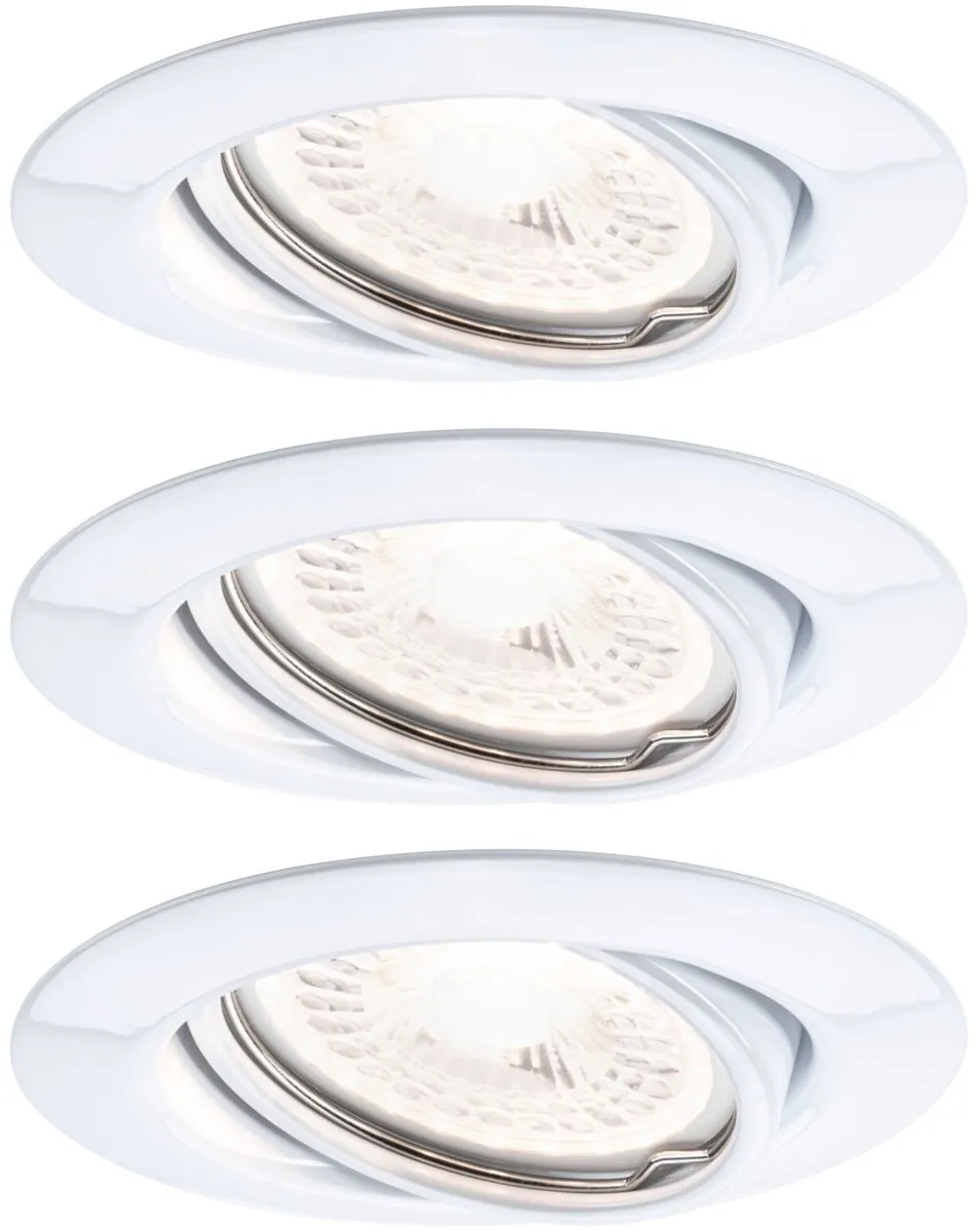 Paulmann LED-inbouwlamp 3-Step-Dim Basisset 3x5W 3000K