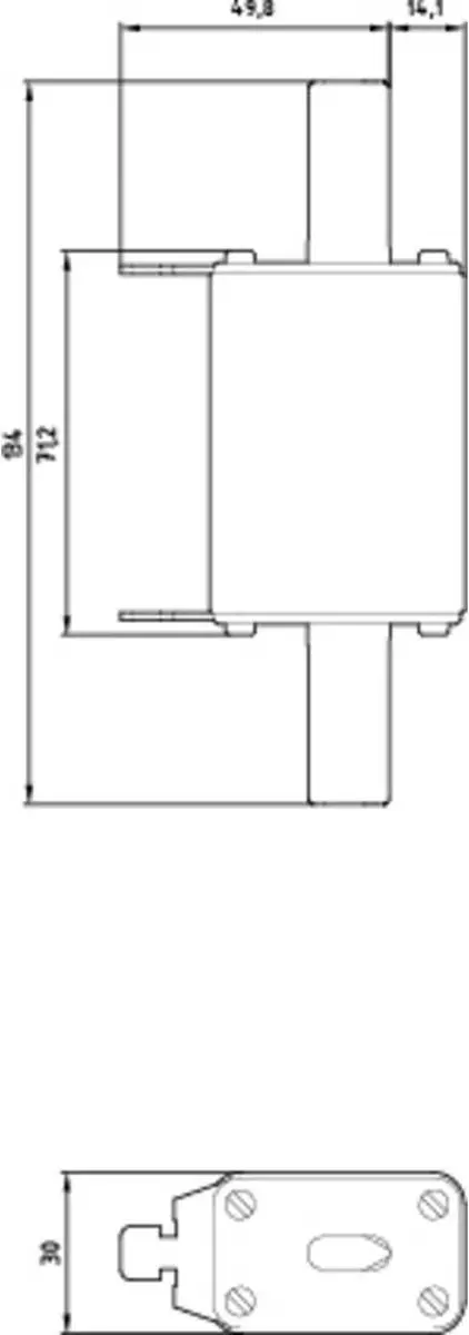 Siemens 3NA3132 Zekeringsinzetstuk 125A 500V - afbeelding 2 van 4