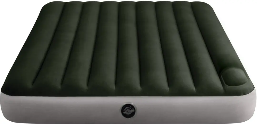 Intex Queen Dura-Beam Downy Luchtbed met ingebouwde voetpomp