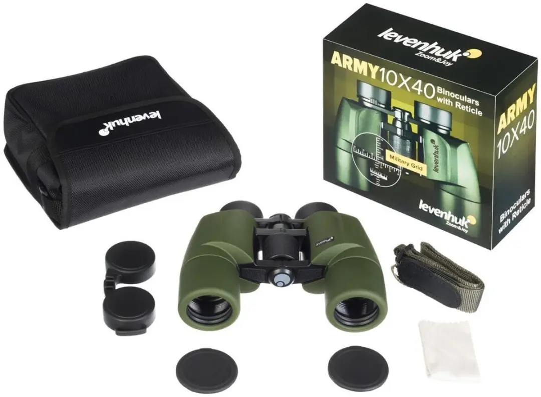 Levenhuk Army 10x40 Verrekijker 81932 - Groen - afbeelding 3 van 6