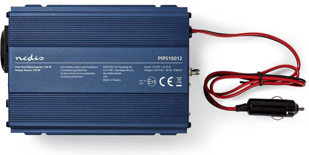 Nedis Auto Omvormer 150W - Zuivere Sinusgolf - afbeelding 6 van 6