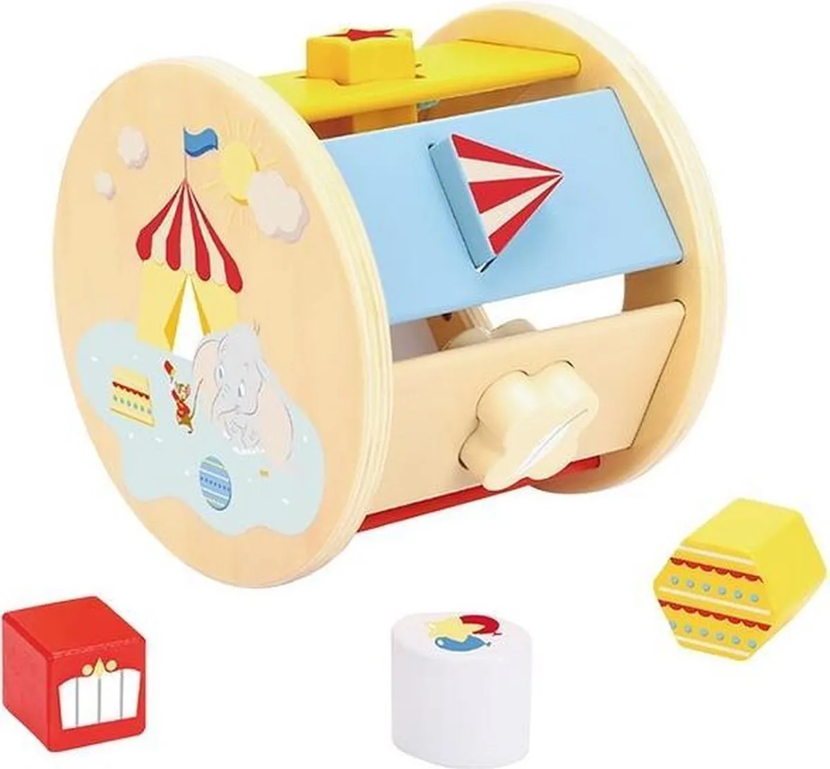 Disney Dombo Junior Vormsorteerder Hout 7-delig - Multicolor
