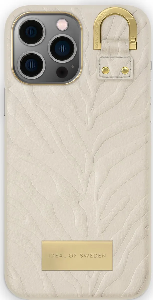 iDeal of Sweden Fashion Case Atelier iPhone 13 Pro Max Ecru Zebra - IDACSS22-I2167-397 - afbeelding 2 van 4