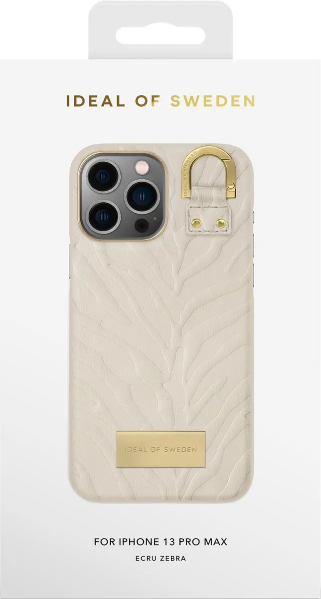 iDeal of Sweden Fashion Case Atelier iPhone 13 Pro Max Ecru Zebra - IDACSS22-I2167-397 - afbeelding 3 van 4