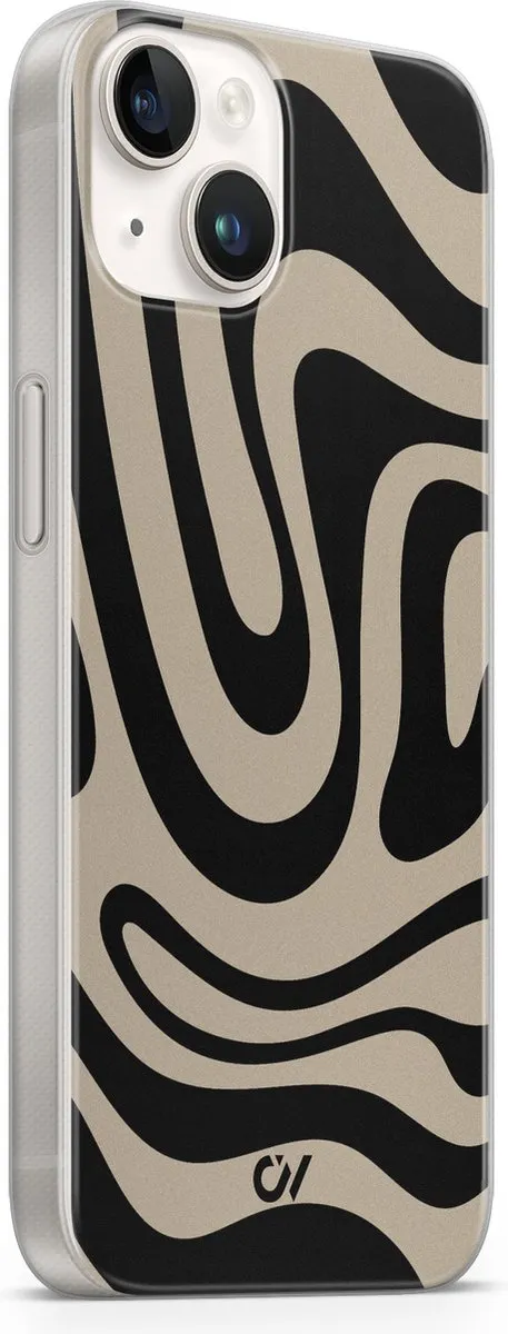 Casevibes Hoesje iPhone 14 A/14/UV/010 - Zwart