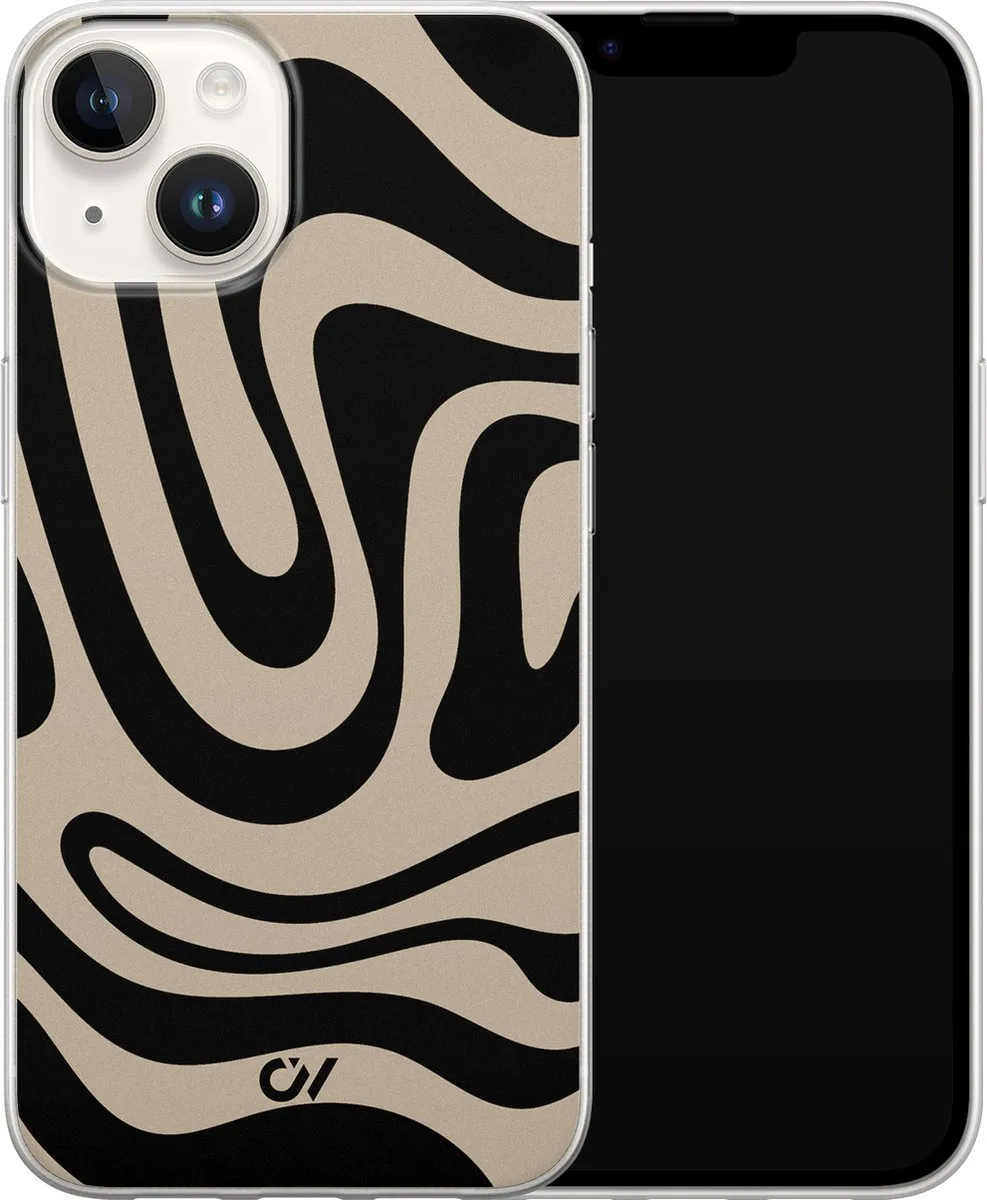 Casevibes Hoesje iPhone 14 A/14/UV/010 - Zwart
