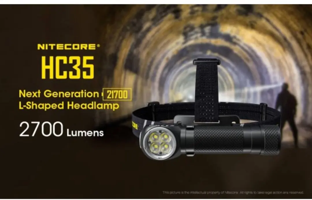 Nitecore HC35 Hoofdlamp - 2700 lumen - Zwart - afbeelding 3 van 6