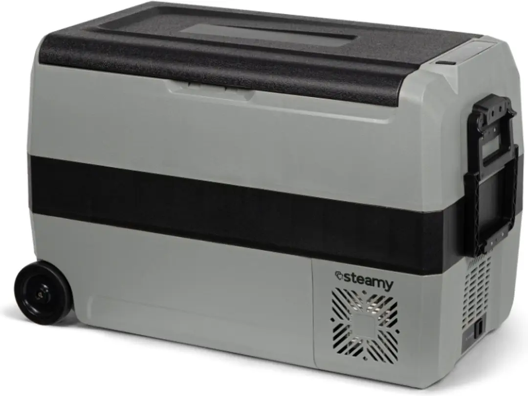 Steamy-E Dual Zone Roller Elektrische Compressor Koelbox Op Wielen