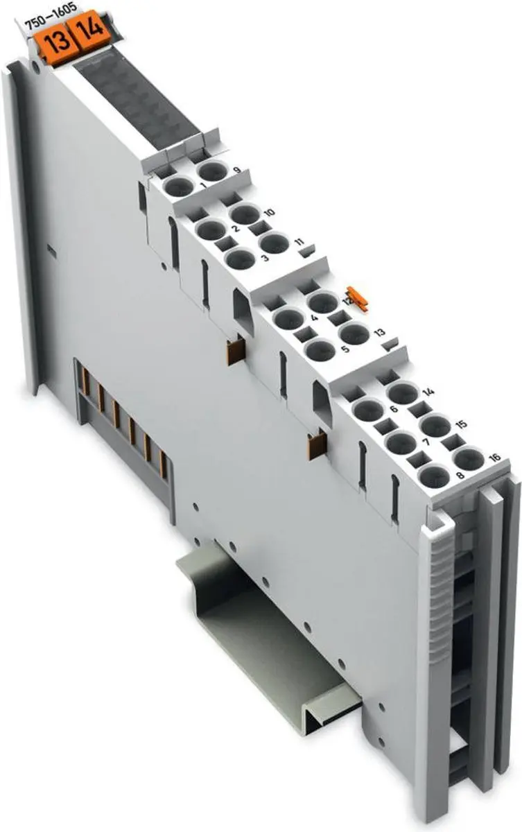 WAGO 750-1605 PLC-voedingsmodule 750-1605 WAGO veldbus dec. peri. voeding/segm.m