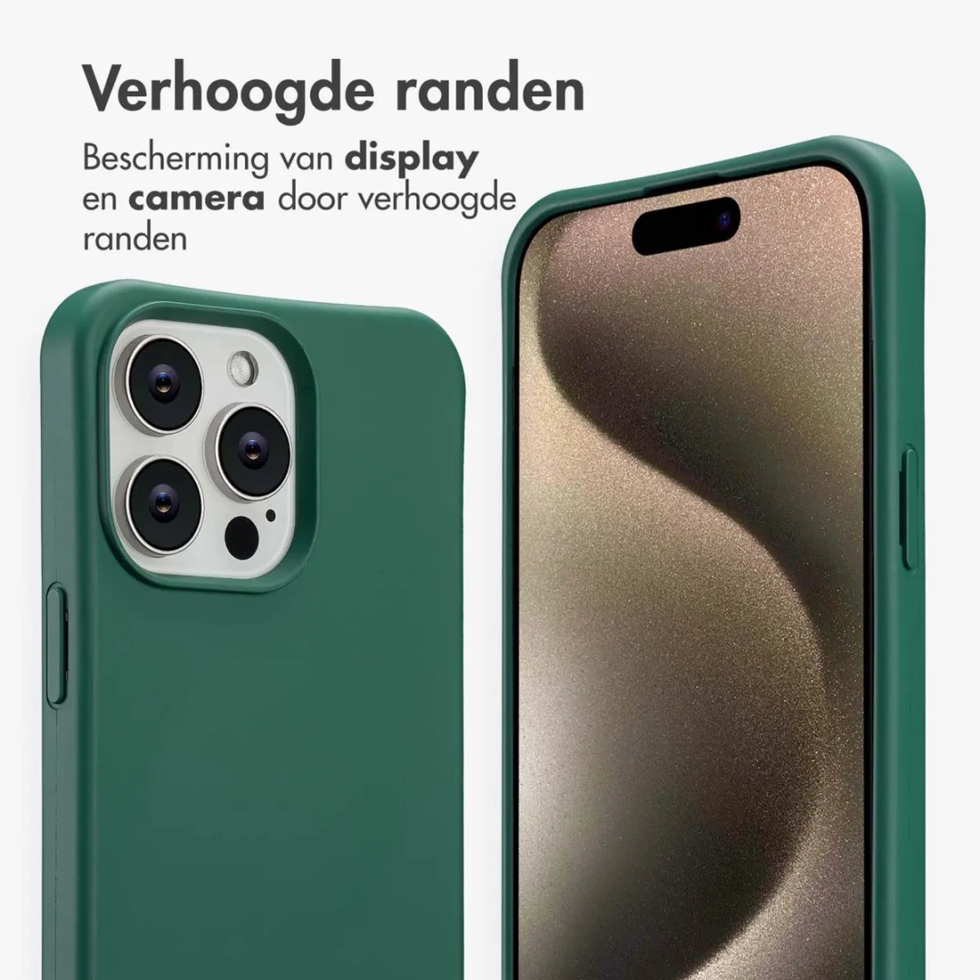 Imoshion Hoesje iPhone 15 Pro Max - Donkergroen MagSafe