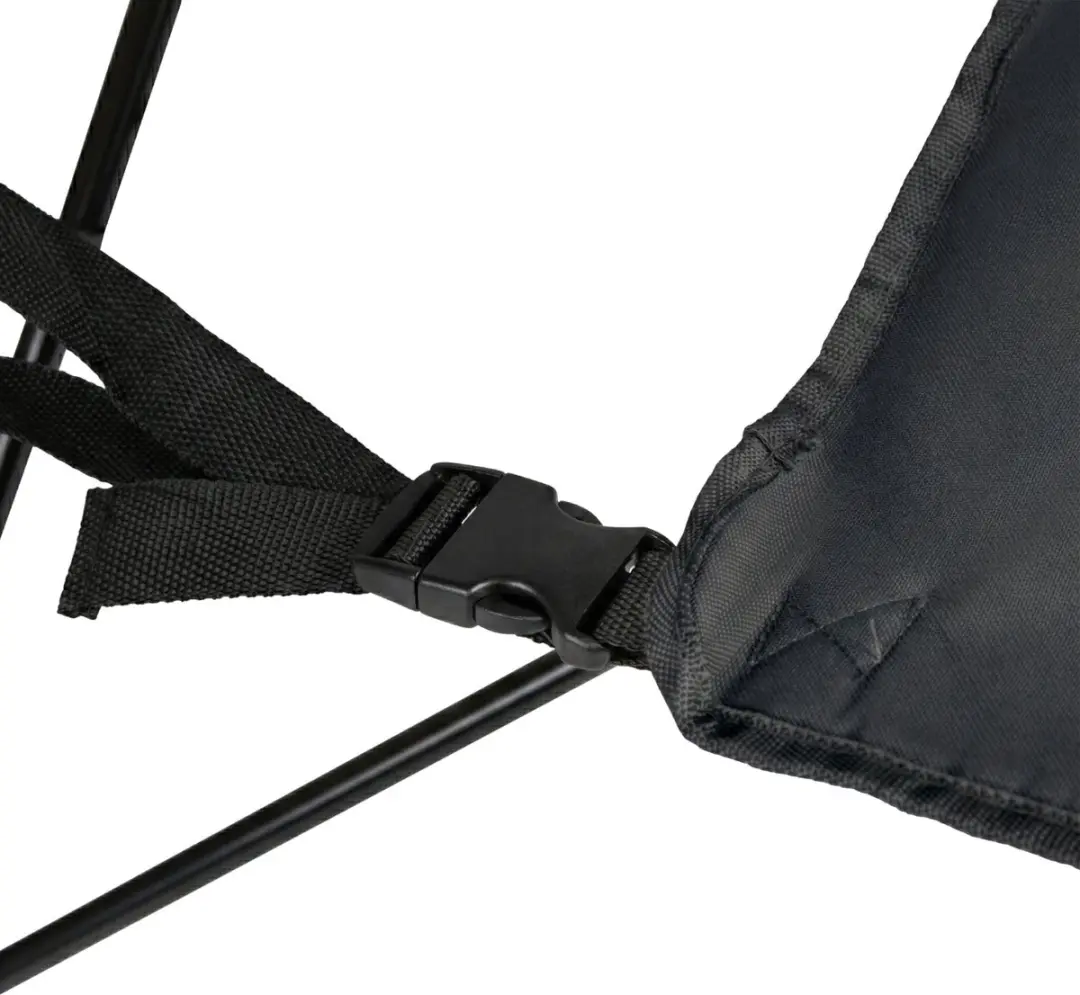 VirtuFit Campingstoel met Voetsteun - Set van 2 - Zwart - afbeelding 6 van 6
