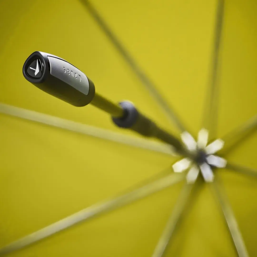 Senz XXL Stick Stormparaplu - Geel - afbeelding 5 van 6