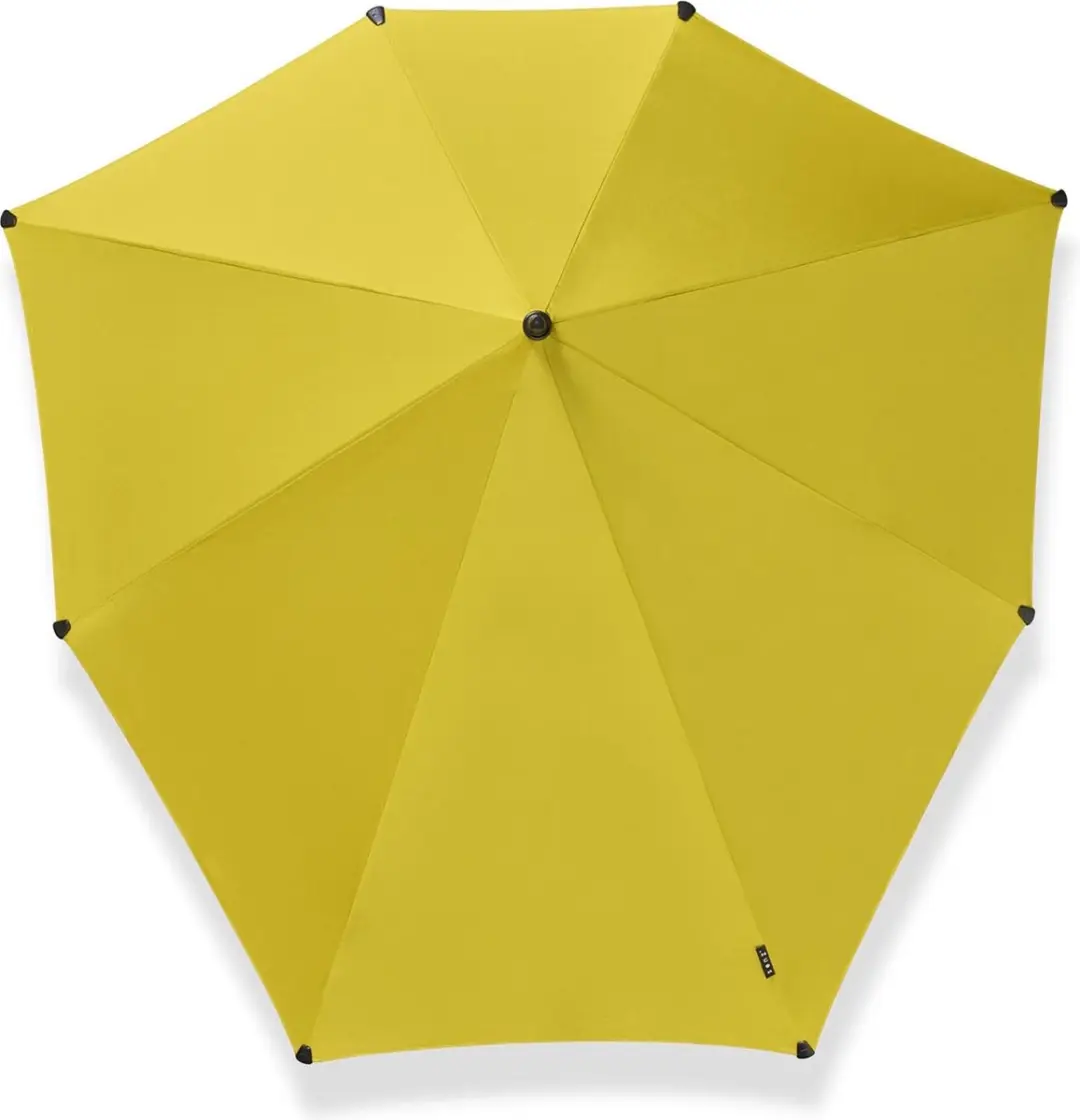 Senz XXL Stick Stormparaplu - Geel - afbeelding 3 van 6