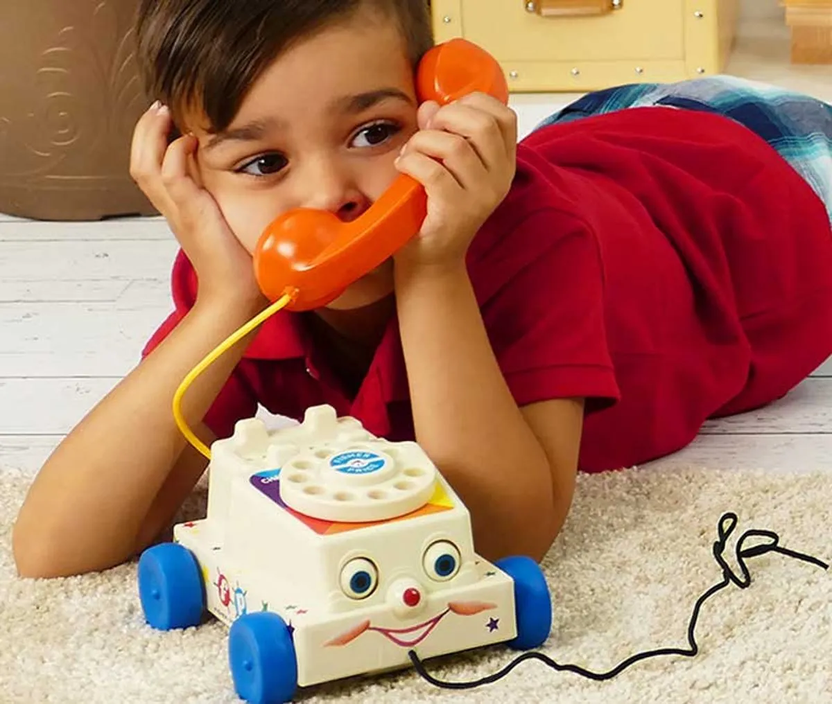 Fisher Price Classics Kwebbeltelefoon 33632 - Wit