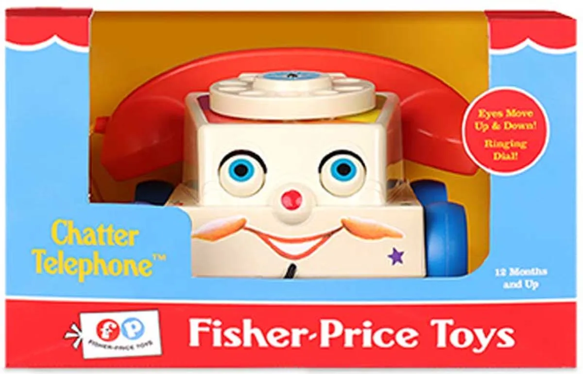 Fisher Price Classics Kwebbeltelefoon 33632 - Wit