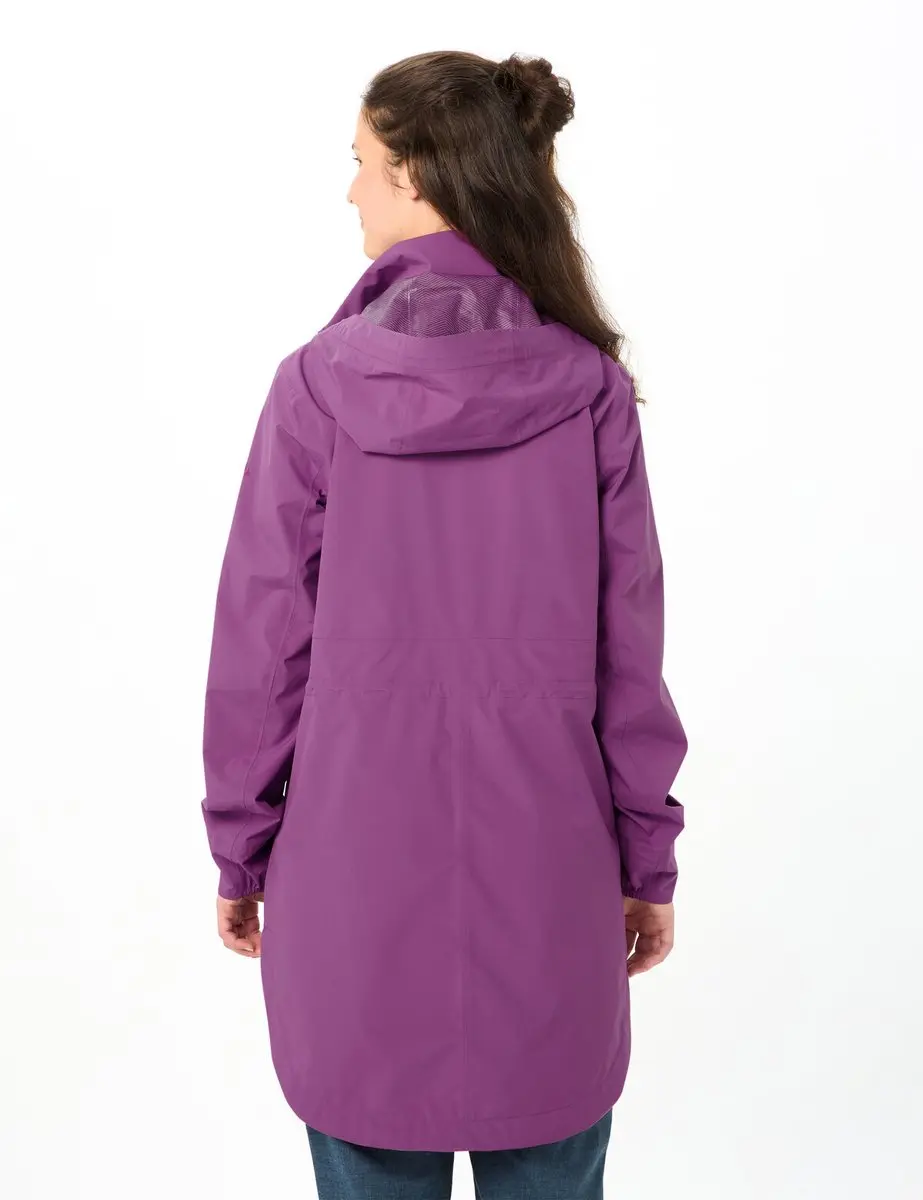 Vaude Mineo Dames Mackintosh - Magenta - Maat 40 - afbeelding 3 van 6