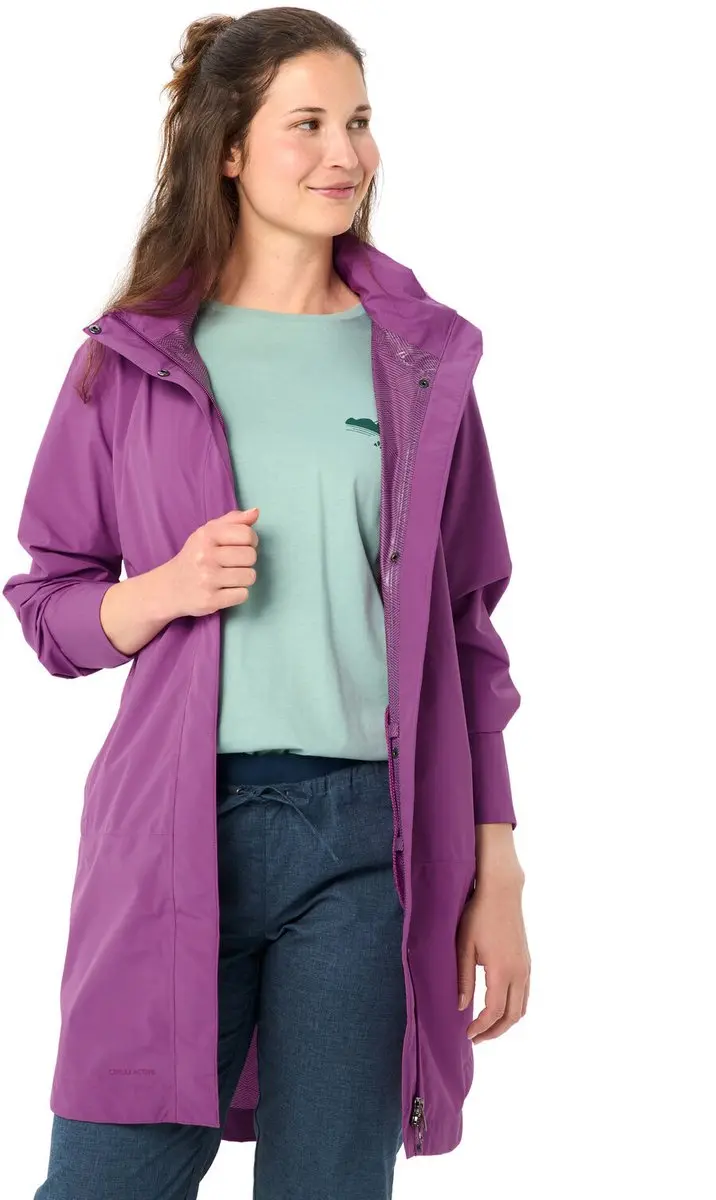 Vaude Mineo Dames Mackintosh - Magenta - Maat 40 - afbeelding 4 van 6