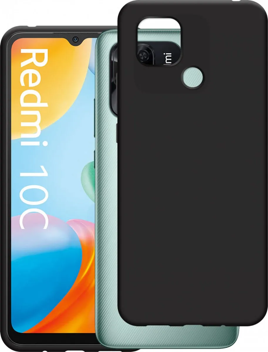 Just in Case Xiaomi Redmi 10C TPU Hoesje - Zwart
