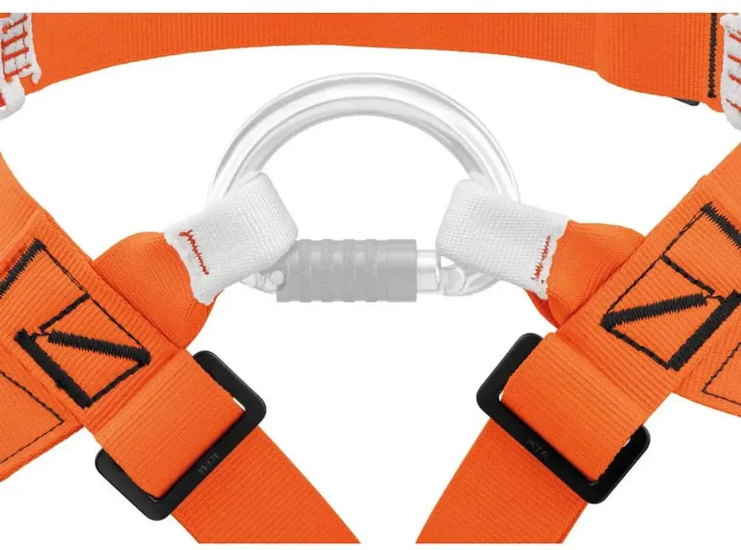 Petzl Superavanti Speleologieharnas - Oranje/Zwart - afbeelding 4 van 6