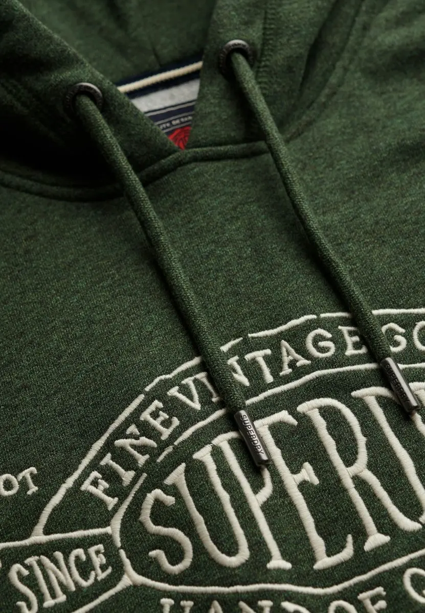 Superdry Outdoor Co Hoodie - Relaxte Pasvorm - Heren - Khaki Jaspe - afbeelding 3 van 6