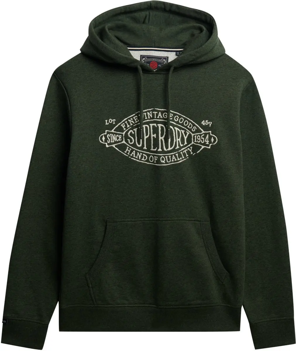 Superdry Outdoor Co Hoodie - Relaxte Pasvorm - Heren - Khaki Jaspe - afbeelding 4 van 6
