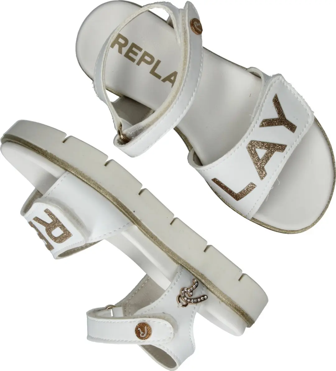 Replay Sandal 4 Sandalen - Meisjes - Wit - Maat 32 - afbeelding 5 van 6