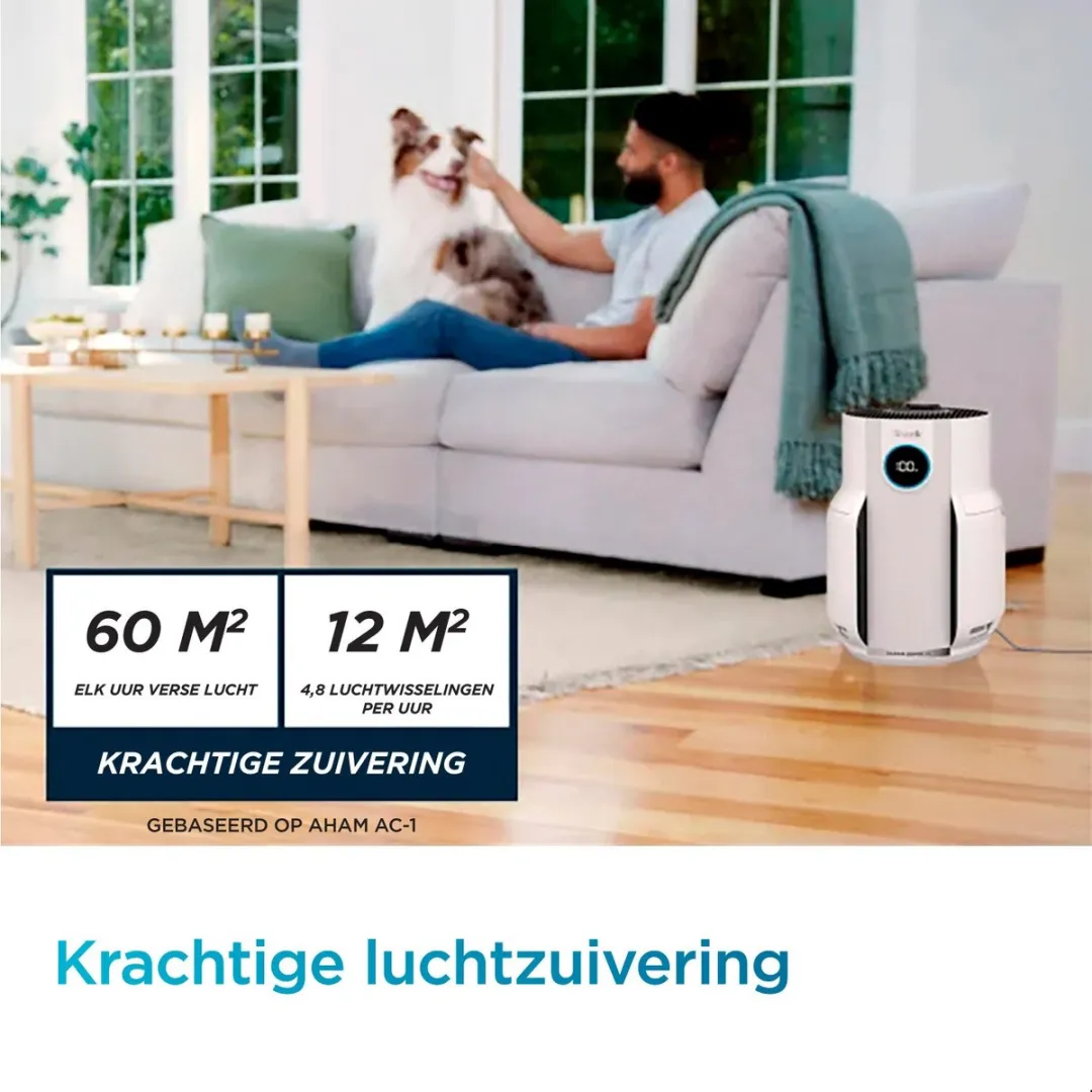 Shark NeverChange5 HP150EU Luchtreiniger - 60 m² - Wit - afbeelding 6 van 6