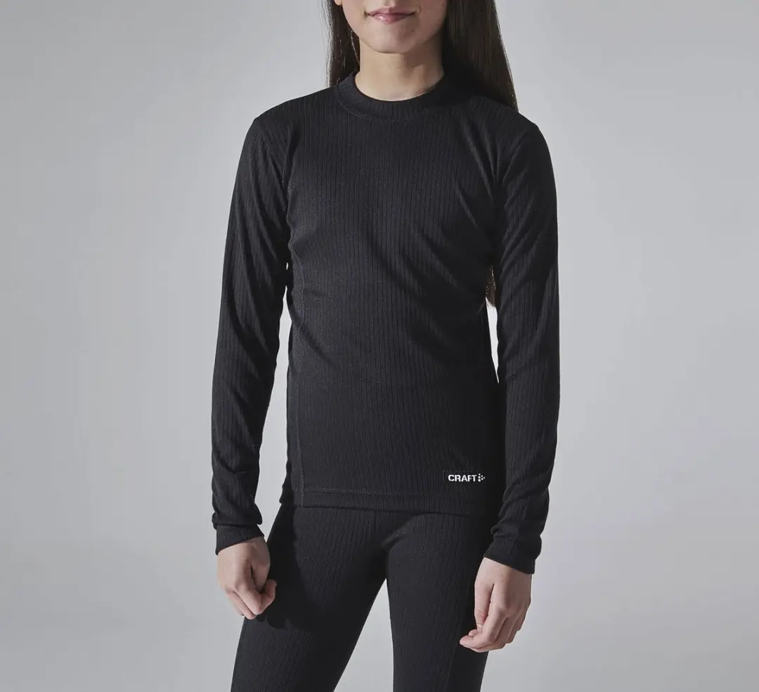 Craft Core Dry Baselayer Jr Thermoset - Zwart - Maat 158 - afbeelding 2 van 6