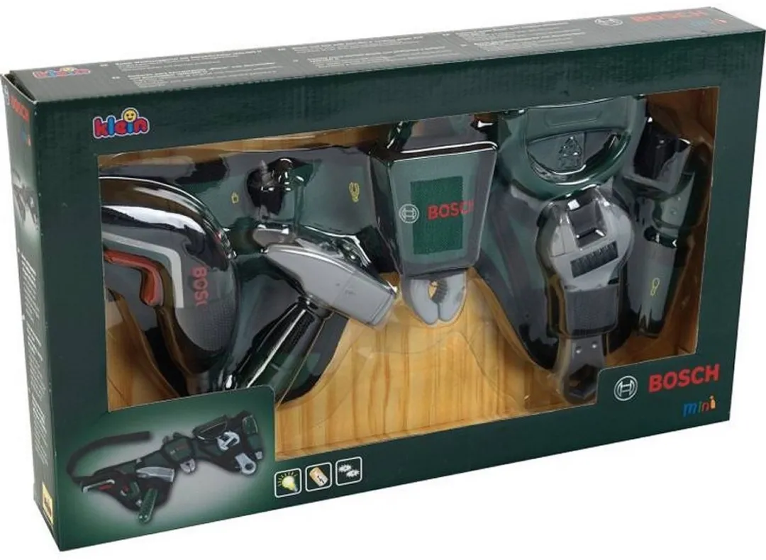 Klein Toys Bosch Mini Gereedschapsgordel-Set - 6 Stuks - Groen/Rood - afbeelding 6 van 6