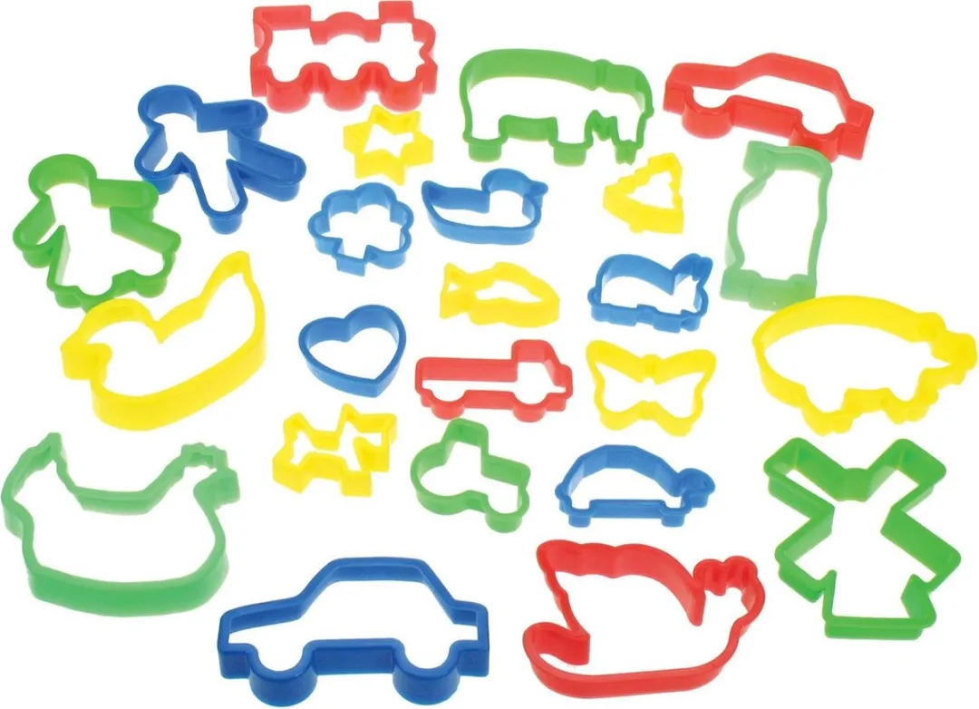 BIGJIGS Bakvormen Set - 24-delig - Multicolor