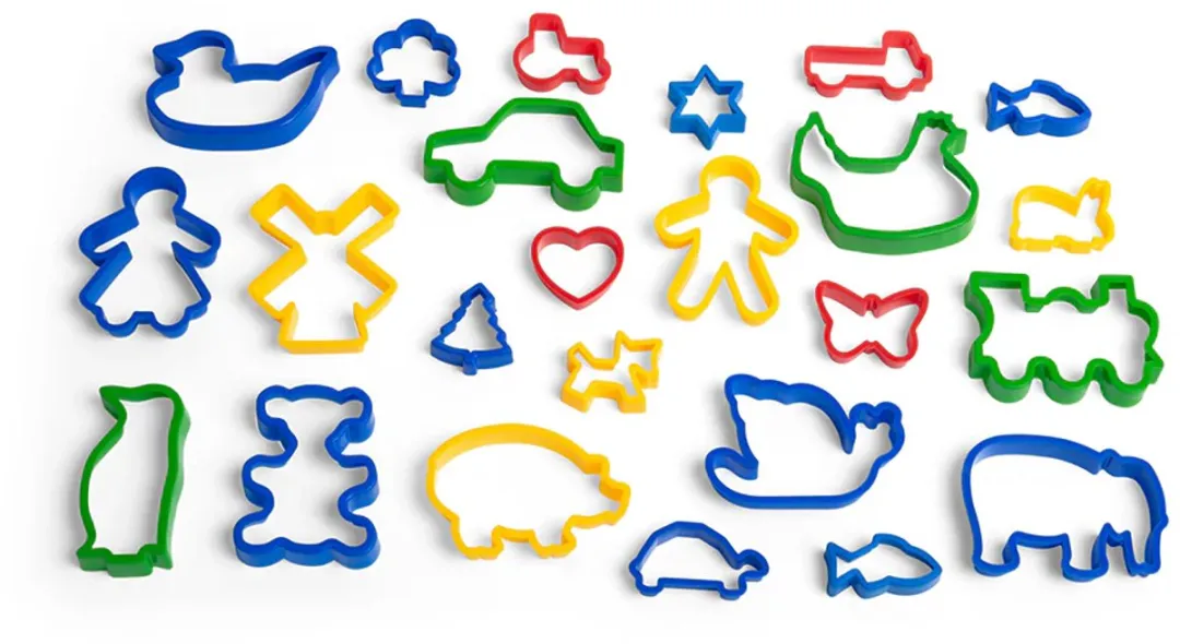 BIGJIGS Bakvormen Set - 24-delig - Multicolor
