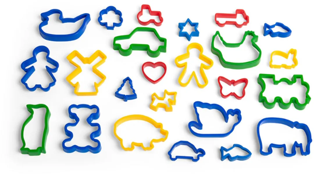 BIGJIGS Bakvormen Set - 24-delig - Multicolor