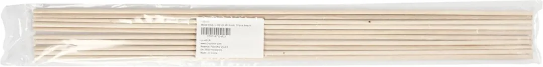 Creativ Company Houten Bloemstokken 6mm - 60cm - 10 Stuks
