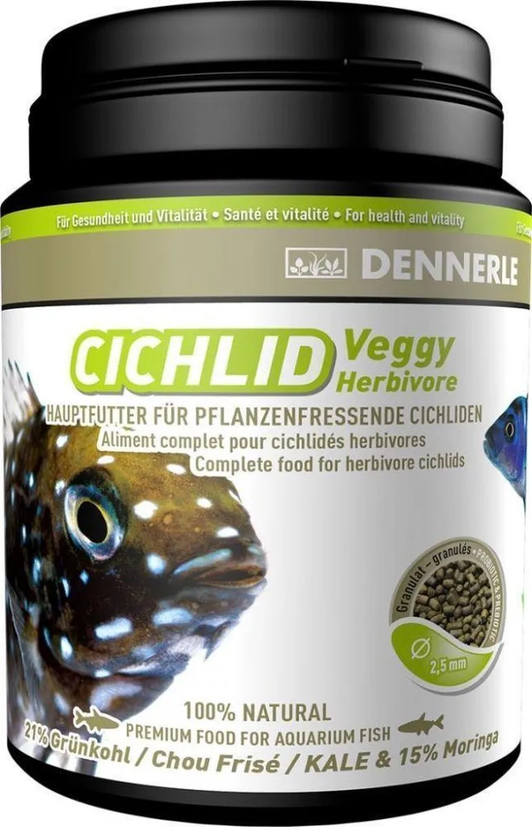 Dennerle Cichlid Veggy 450g Visvoer
