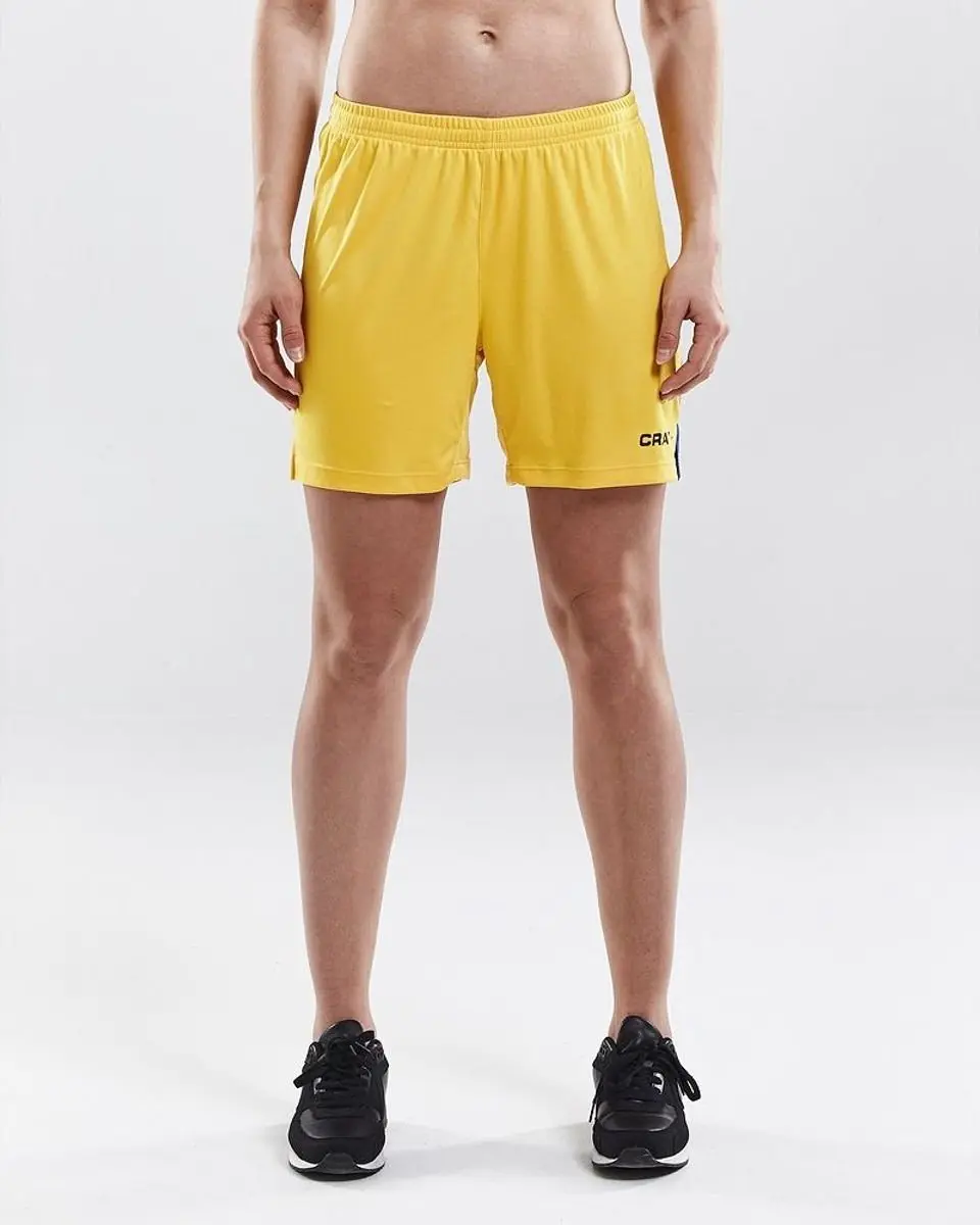 Craft Progress Contrast Dames Short - Geel - afbeelding 2 van 4