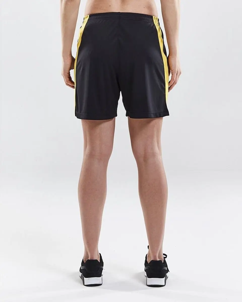 Craft Progress Contrast Short Dames - Zwart/Geel - afbeelding 2 van 4