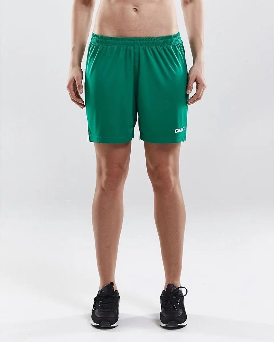 Craft Progress Contrast Short Dames - Groen - afbeelding 3 van 4