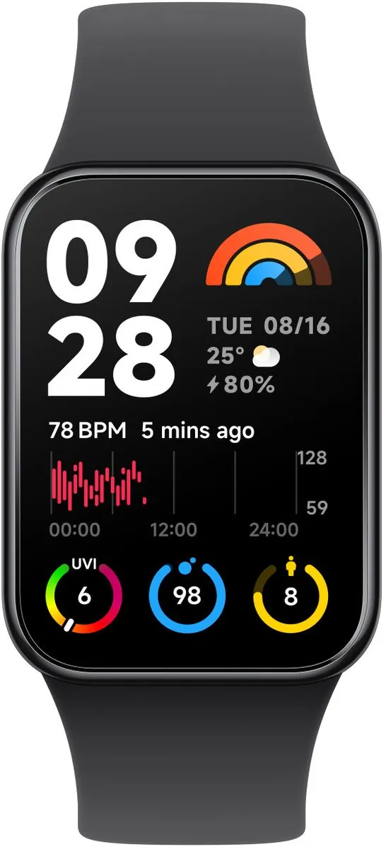 Xiaomi Smart Band 8 Pro - Zwart - afbeelding 6 van 6