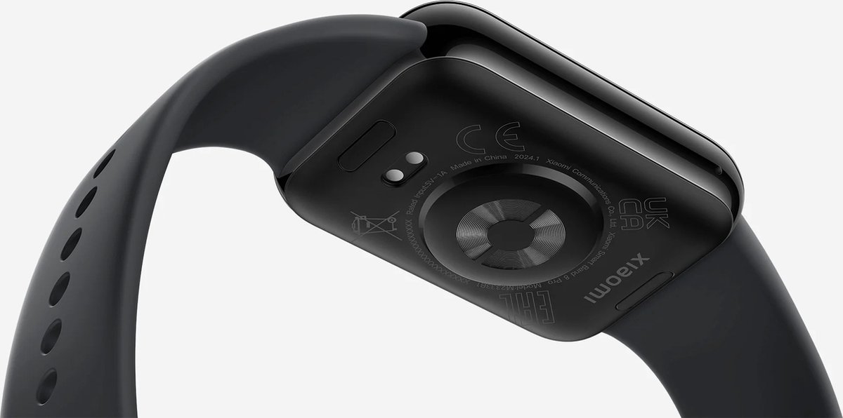 Xiaomi Smart Band 8 Pro - Met GPS - Smartwatch - EU Versie - Zwart
